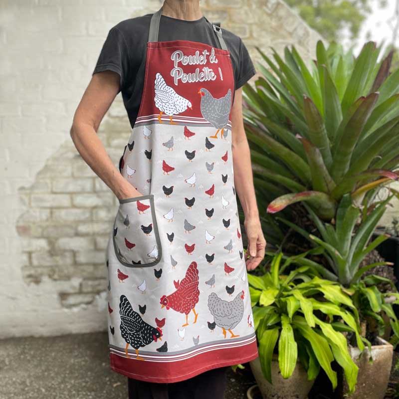 Poulet Poulette French Cotton Adjustable Apron