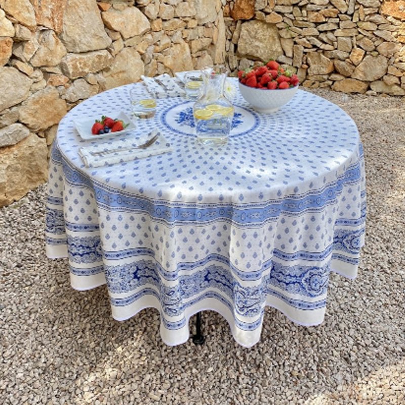 Bastide Blanc Bleu Round