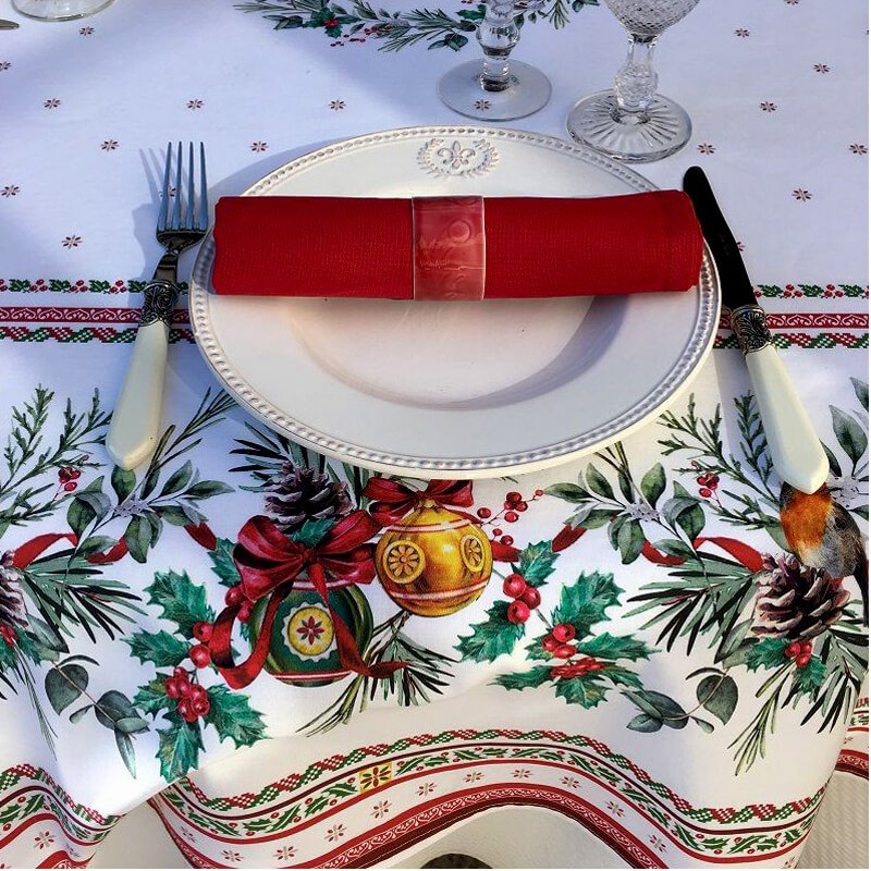 Christmas French Tablecloth