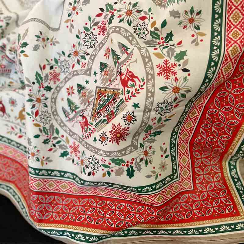 Christmas Stain Resistant Tablecloth