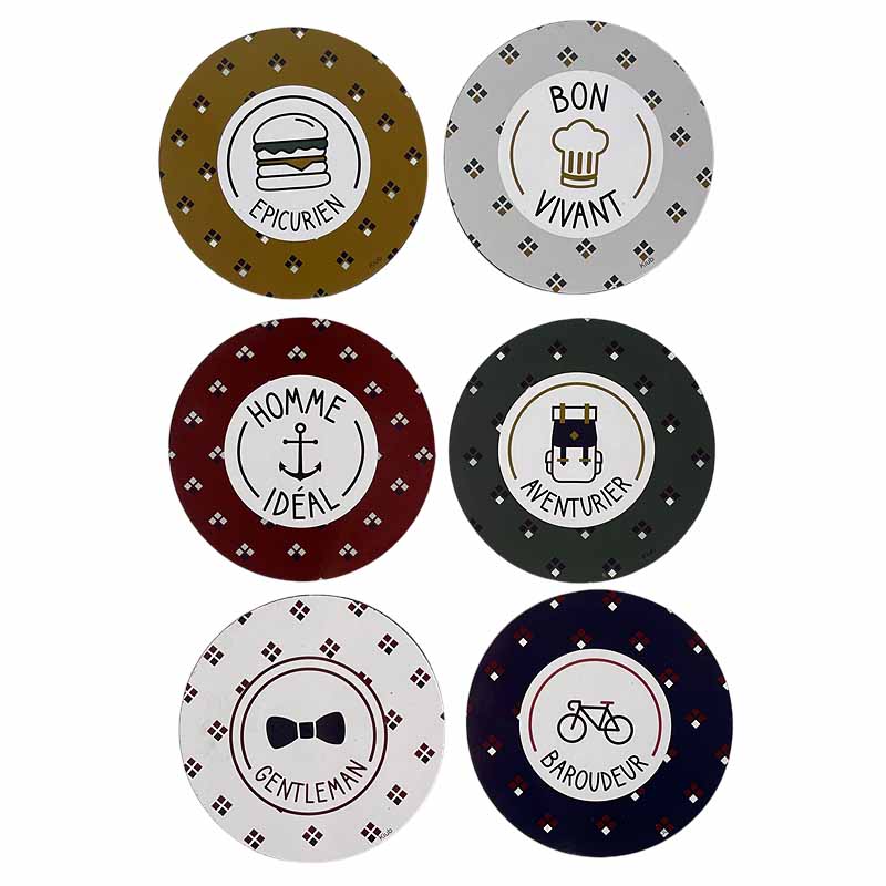 Drink Coasters Homme