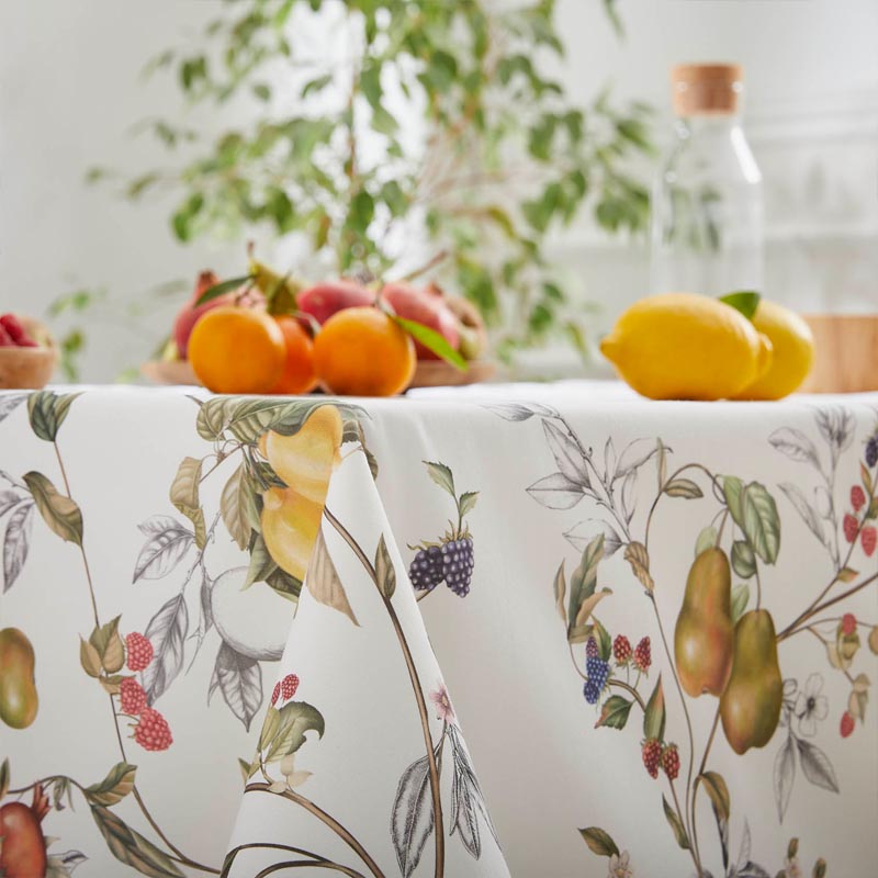Fruits Stain Resistant Table Cloth