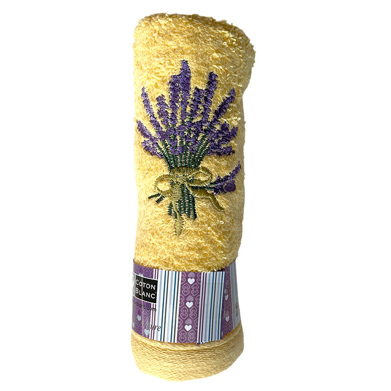 Guest Hand Towel Yellow Lavender
