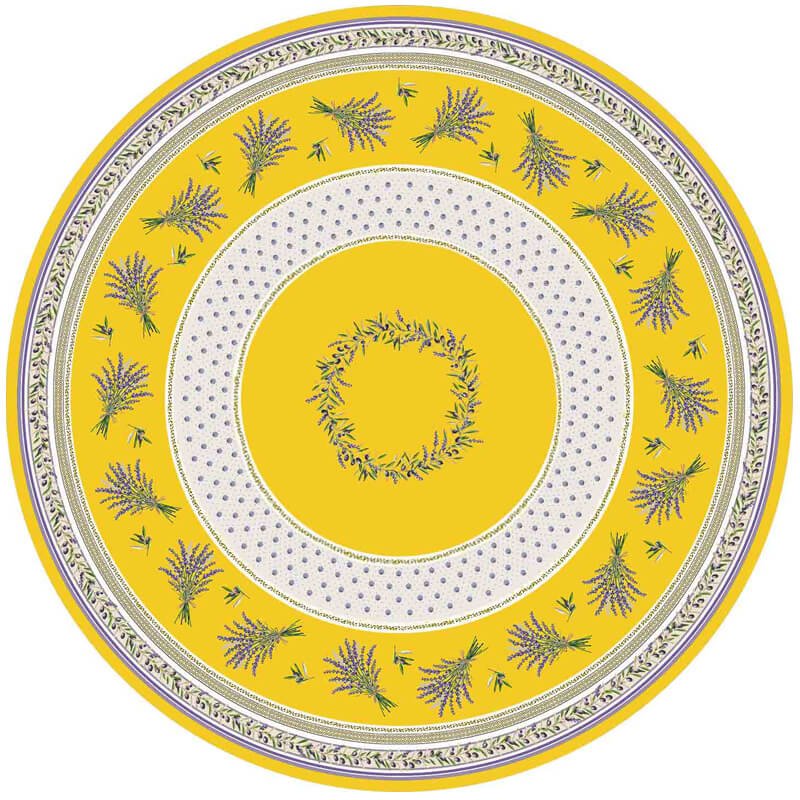 Lauris Jaune Round Pattern
