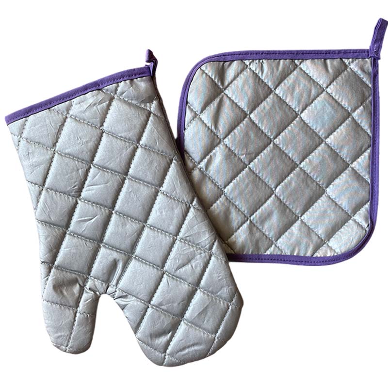 Lavender Oven Glove Pot Holder Reverse