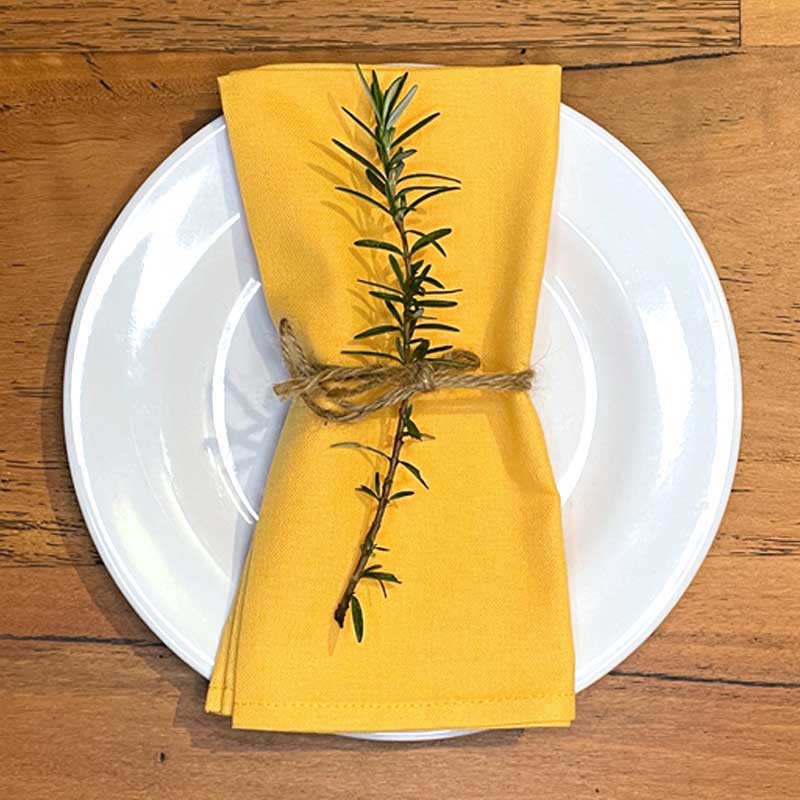 Mustard French Cotton Napkin