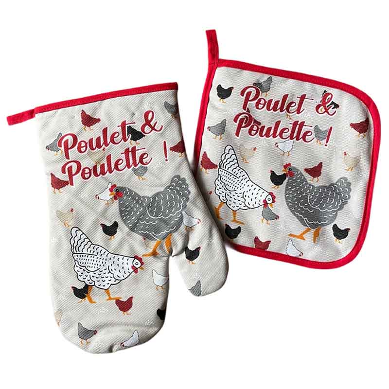 Poulet Poulette Oven Glove Pot Holder
