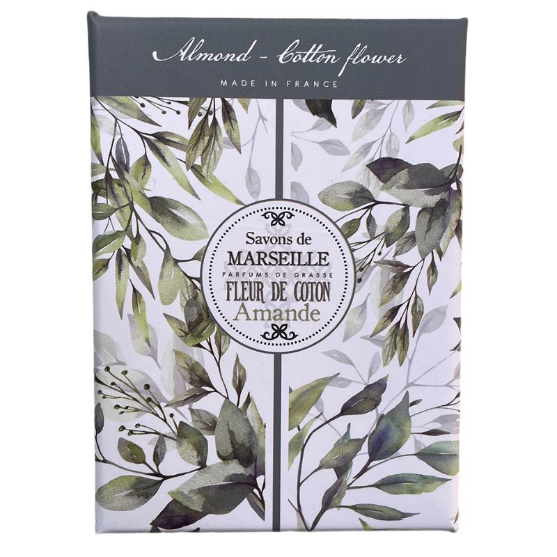 Savon de Marseille Gift Box Duo Almond Cotton Flower