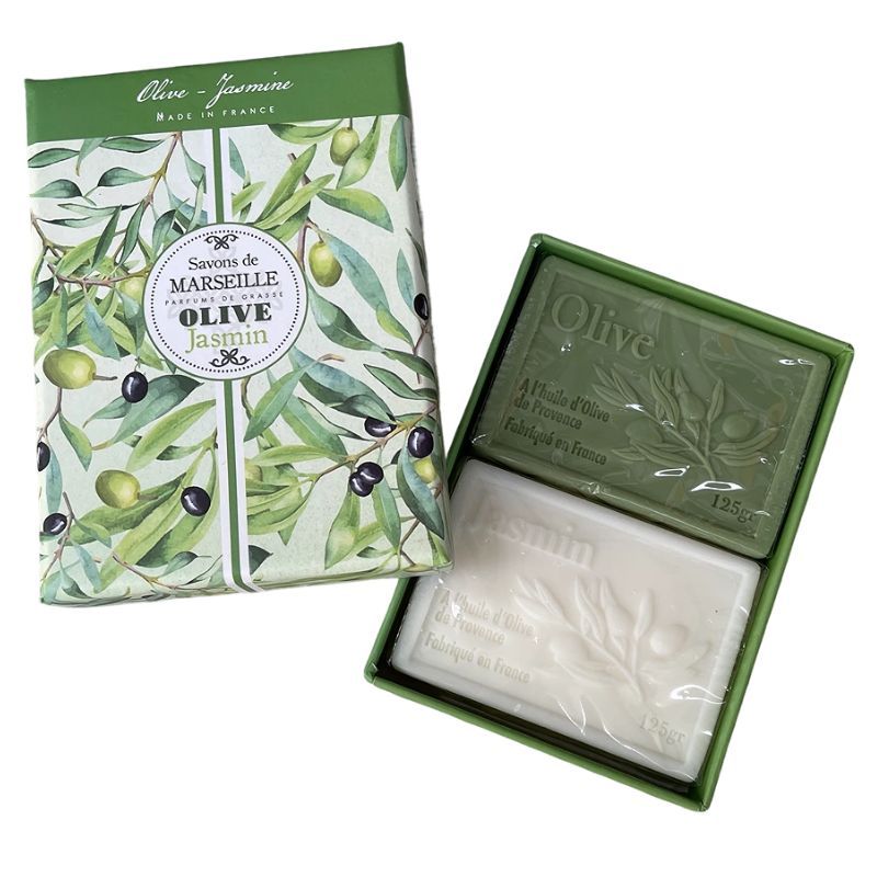 Savon de Marseille Gift Duo Olive Jasmine