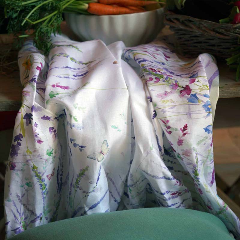 Spring Linen Table Runner