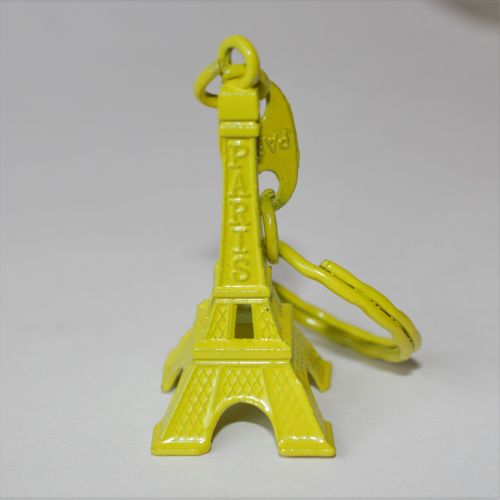 Yellow Eiffel Tower Keyring