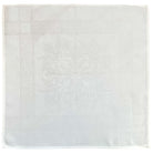 White textured jacquard napkin