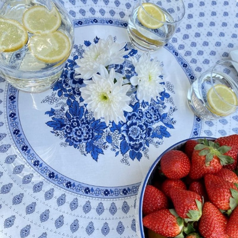 Bastide Blanc Bleu Round Centre