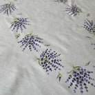 French stain resistant tablecloth with lavender bunches
