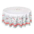 Christmas Round Coated Tablecloth