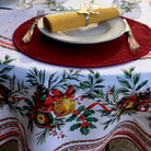 Christmas Round Tablecloth on table