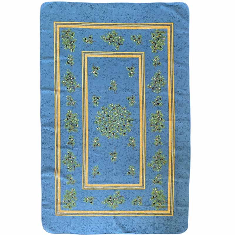 Design of Clos des Oliviers Blue tablecloth