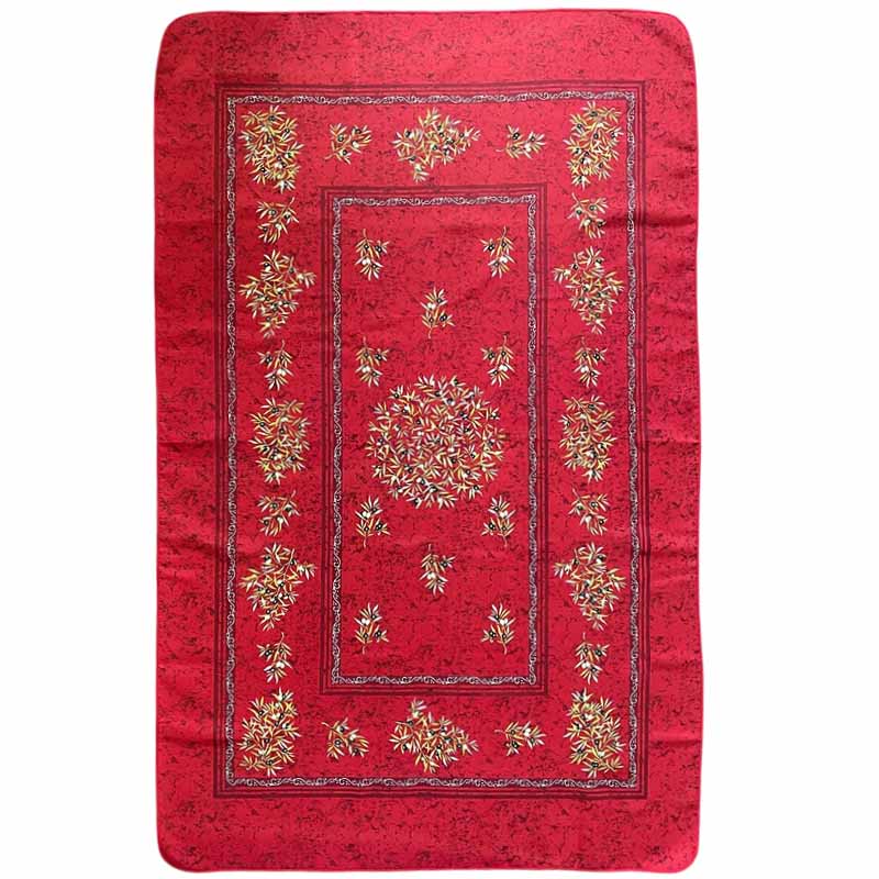 Design of Clos des Oliviers Red tablecloth