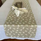 Dragonfly French linen table runners