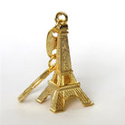 Eiffel Tower Keyring Gold