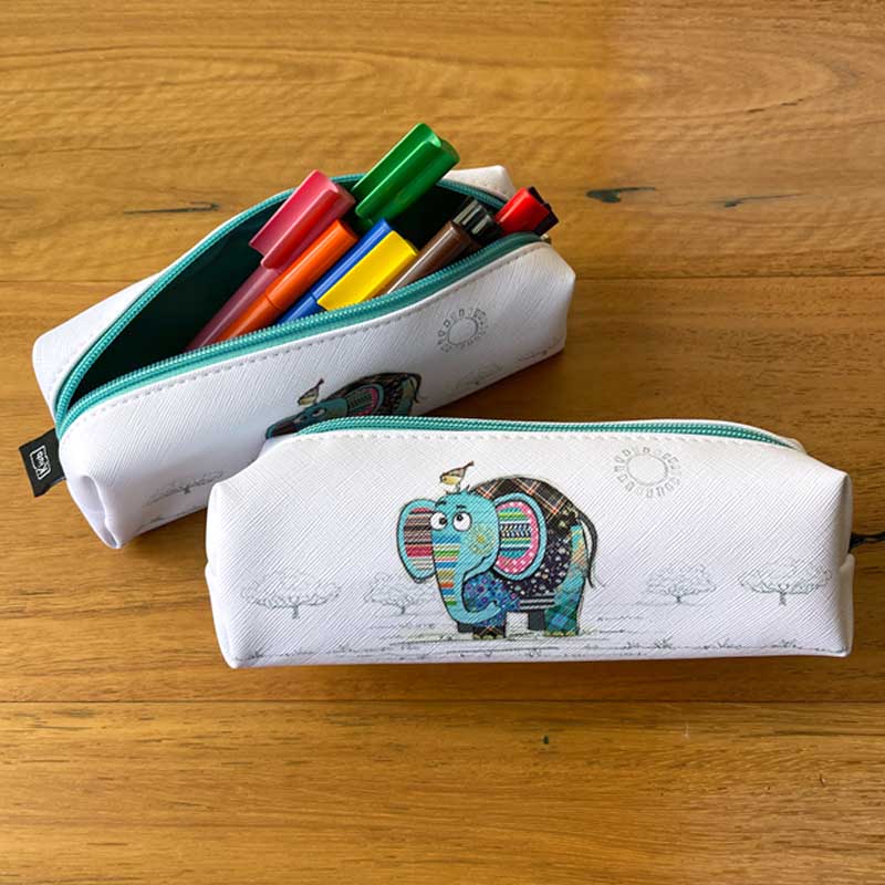 Elephant pouch pencil case