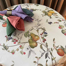 Fruits Round Stain Resistant Tablecloth