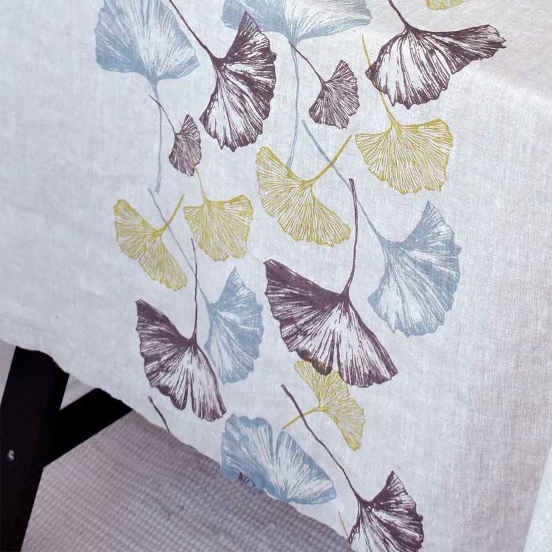 Gingko French Linen Overhang