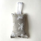 Hanging lavender bag dragonfly white