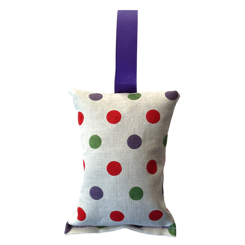 Hanging lavender bag spots