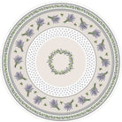 Lauris Ecru Round Pattern