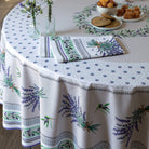 Lauris Ecru Round Tablecloth