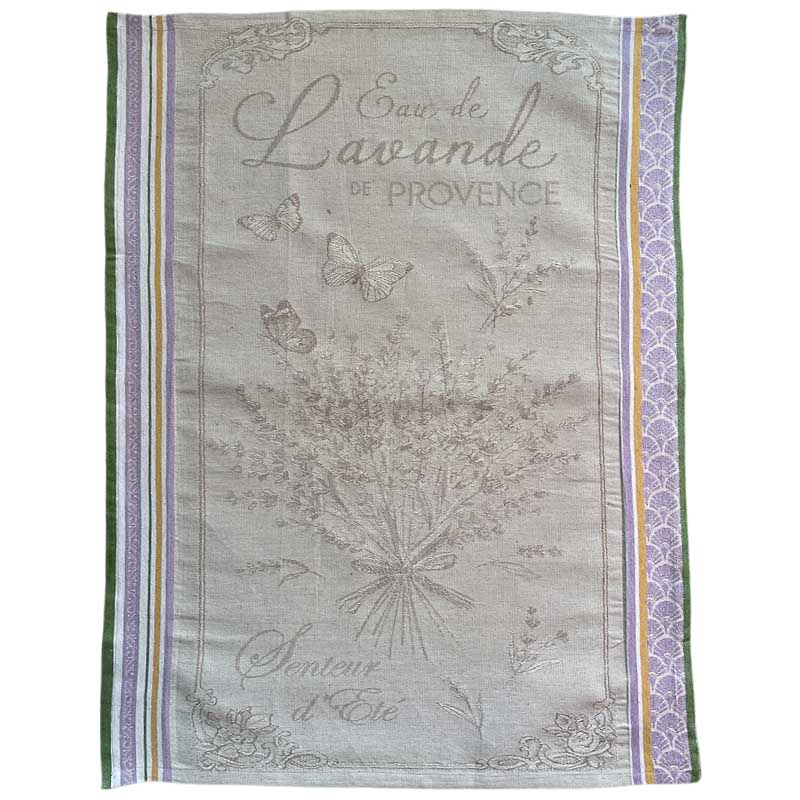 Lavande Jacquard Cotton Tea Towel