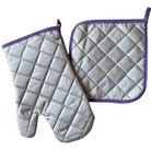 Lavender Oven Glove Pot Holder Reverse