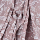 Maidenhair Blush Linen Pattern