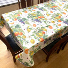 Bright summer fruits design on a tablecloth