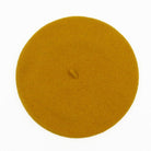 Mustard French beret flat