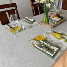 Natural Linen Tablecloth Setting Lemons