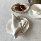 Natural linen cocktail napkin