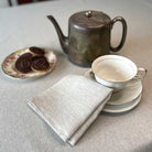 Natural linen cocktail napkins