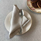 Natural linen cocktail serviette