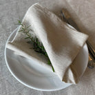 Natural linen serviettes