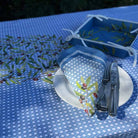 Nyons Azur Bread Basket and Napkins
