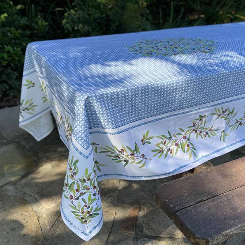 Nyons Azur Rectangle Tablecloth
