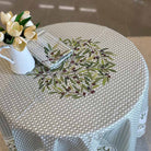 Nyons Vert Round French Tablecloth