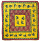 Provencale tablecloth with olives in red and yellow