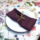 Purple Cotton Napkin on Fortuna