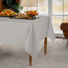 Rodas Gold Rectangle Tablecloth Setting