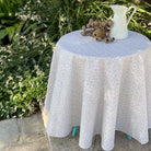 Rodas Gold Round Tablecloth