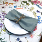 Sage Cotton Napkin on Fortuna