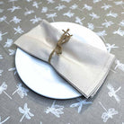 Sand Cotton Napkin on Dragonfly